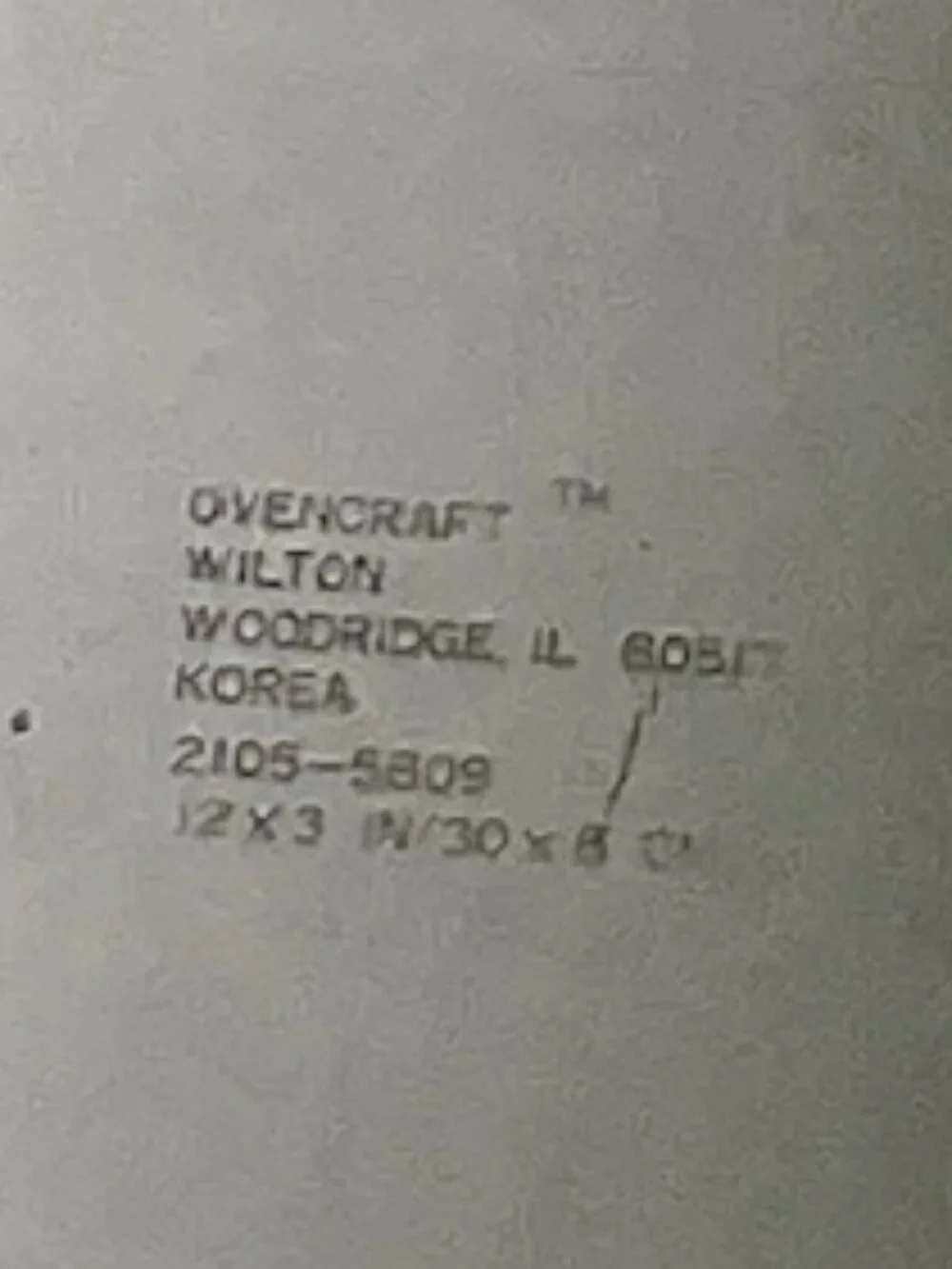 12” x 3” Ovencraft by Wilton Round Aluminum Cake Pan